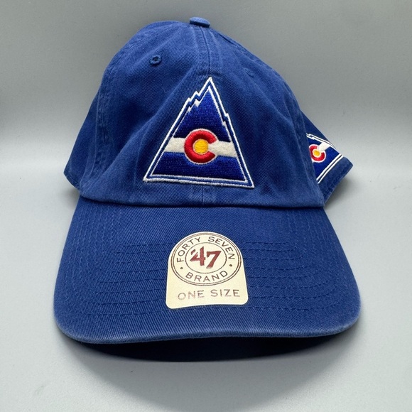 Colorado Rockies NHL Mens Baseball Hat - Velcro Back - Picture 1 of 9